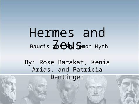 bezoek zeus en hermes aan philemon baucis|philemon and baucis poem.